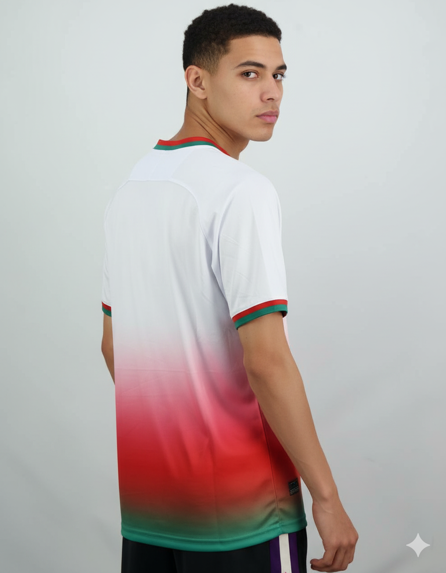 Maillot CAN 2025 blanc – Maroc