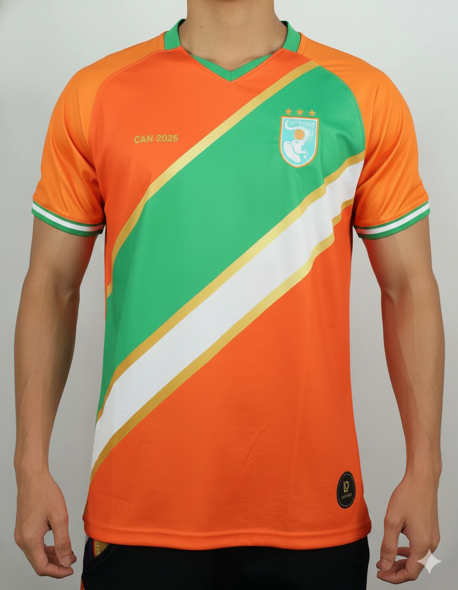 Maillot CAN 2025 – Côte d’Ivoire