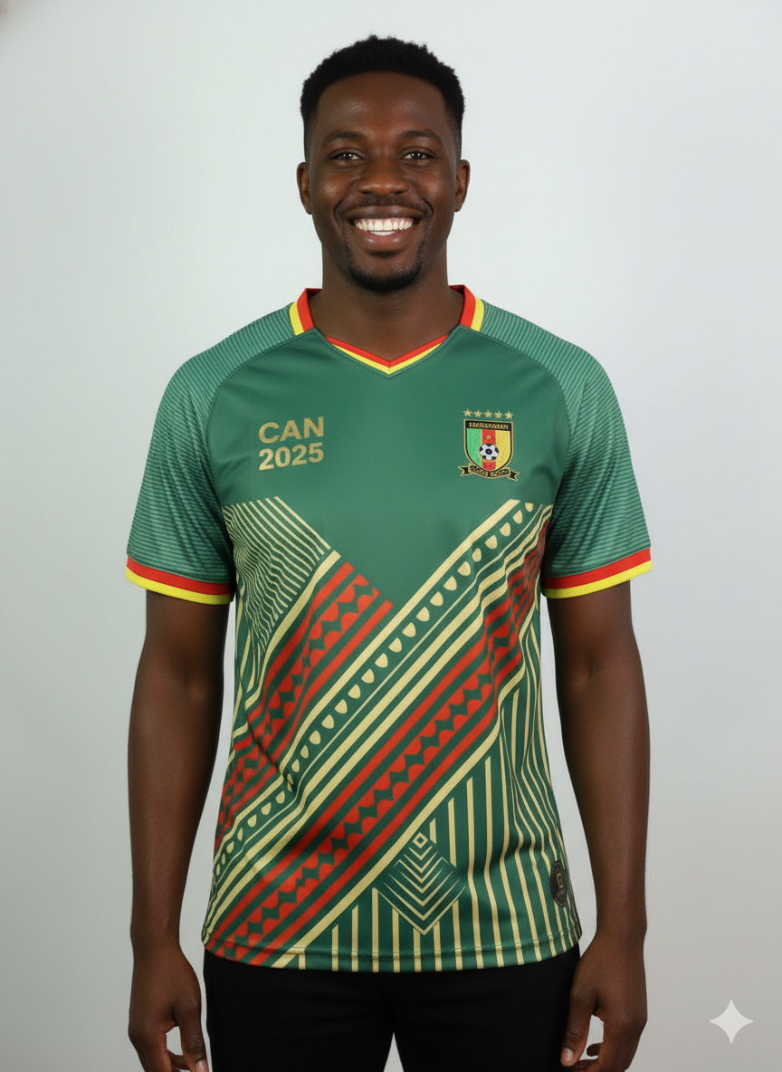Maillot CAN 2025 – Cameroun